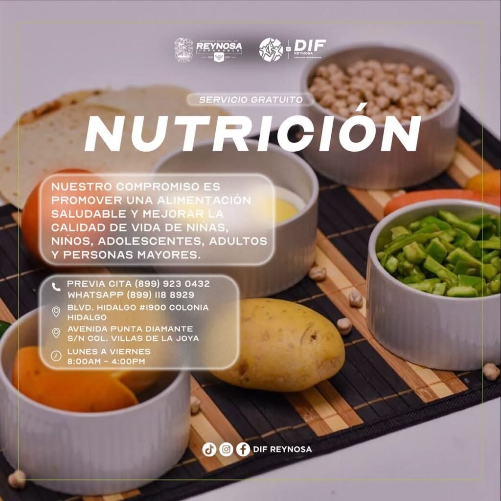 Promueve DIF-Reynosa atención nutricional para mejorar la salud familiar