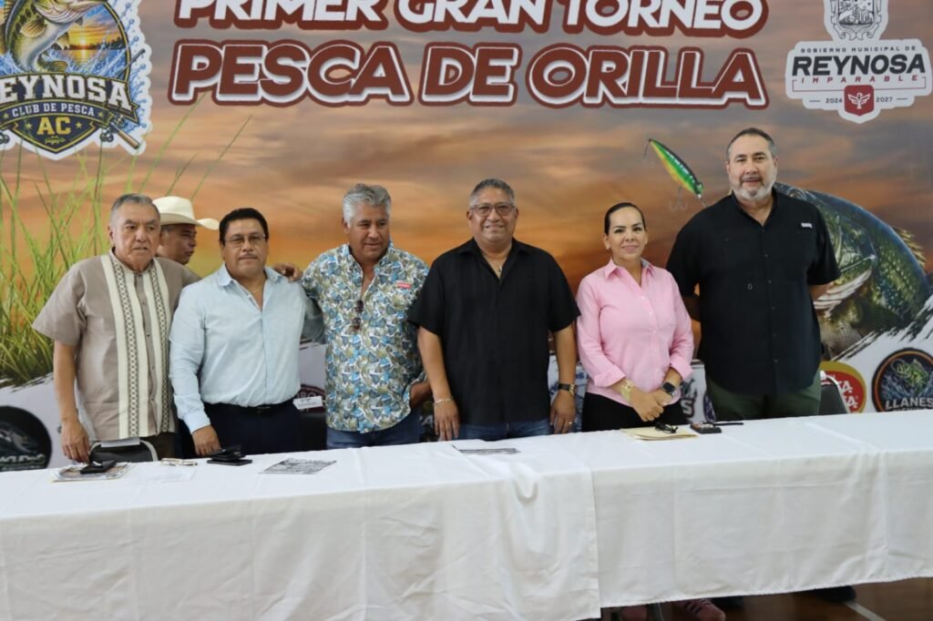 Presentan Primer Torneo de Pesca de Orilla con el apoyo del Gobierno de Reynosa