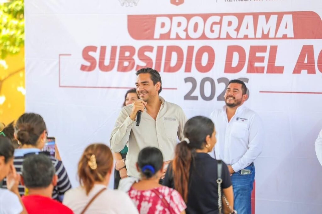 Beneficia Gobierno de Carlos Peña Ortiz a familias de la 15 de Enero con Subsidio del Agua