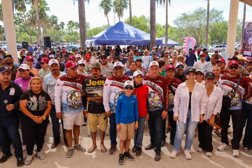Más de 450 familias se reunieron para celebrar el primer torneo de pesca de orilla en Reynosa.