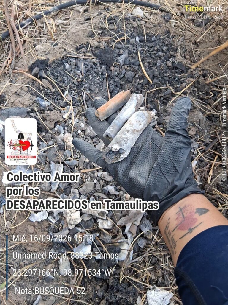 Localizaron restos óseos humanos con exposición térmica durante búsqueda de desaparecidos en Miguel Alemán