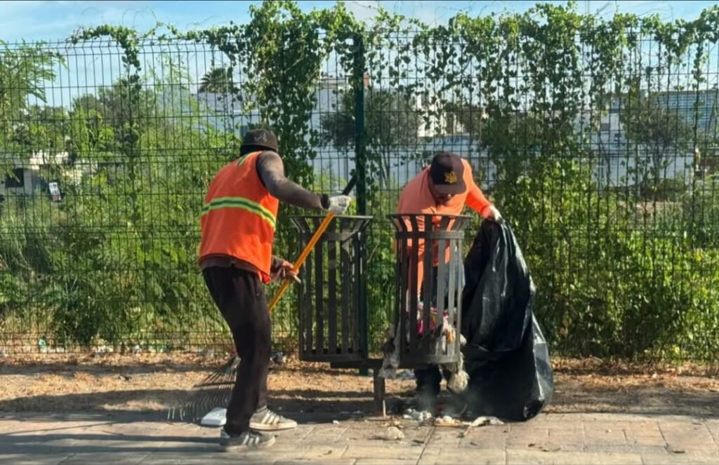 Invita Servicios Públicos de Reynosa a usar correctamente los depósitos de basura