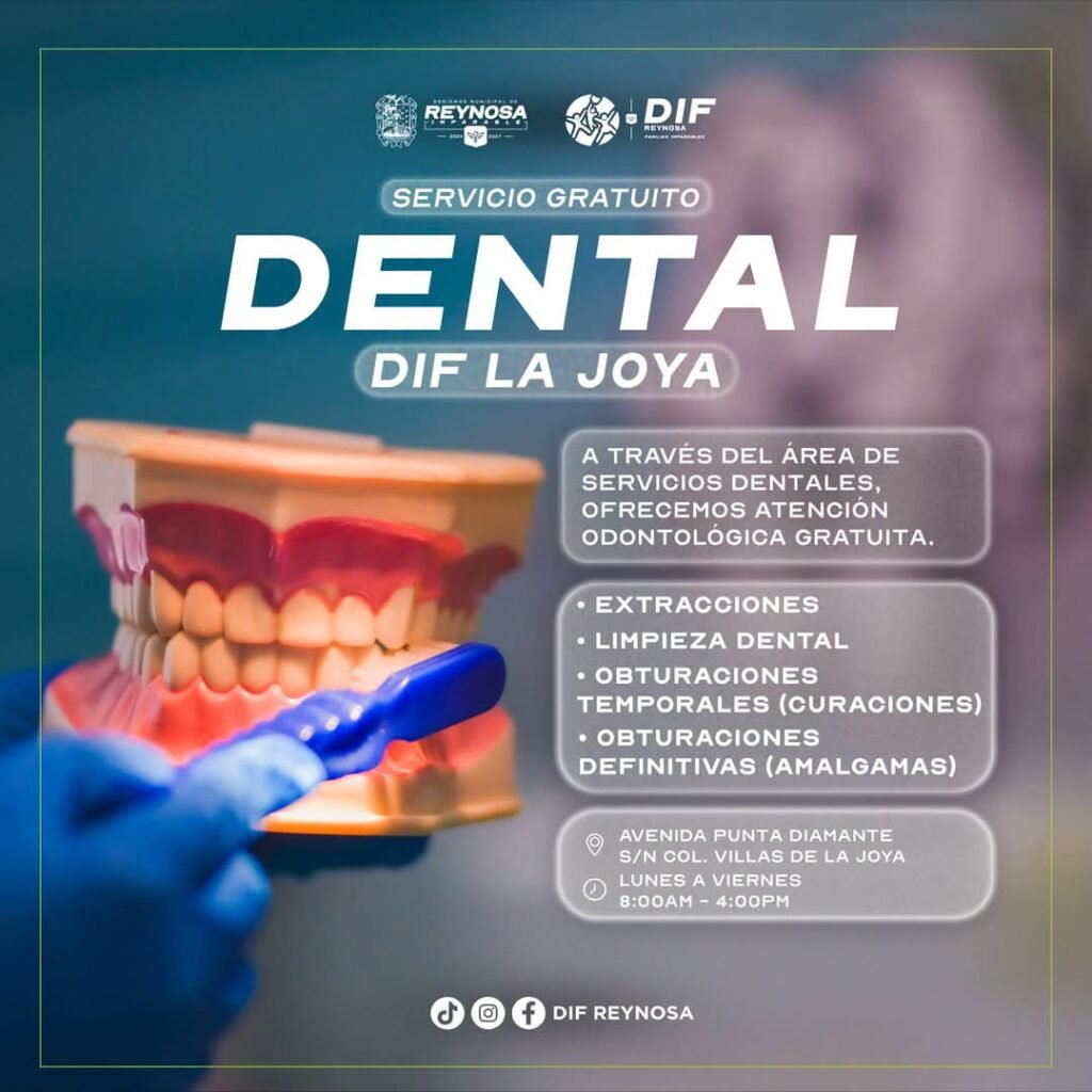 Brinda DIF La Joya atención dental gratuita a las familias