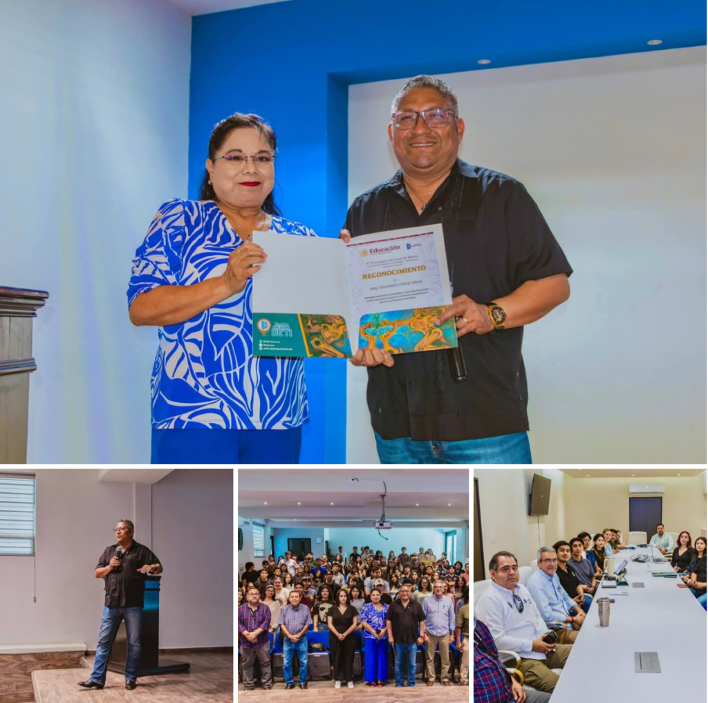 Eduardo López Arias comparte con estudiantes de Arquitectura los retos y soluciones para el manejo del agua en Reynosa