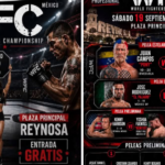 Presentan la cartelera de la WFC World Fighters Championships en Reynosa