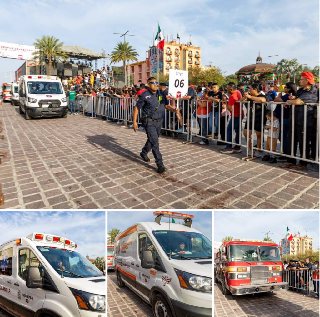 Participó PCyB de Reynosa en Desfile Conmemorativo del 16 de Septiembre