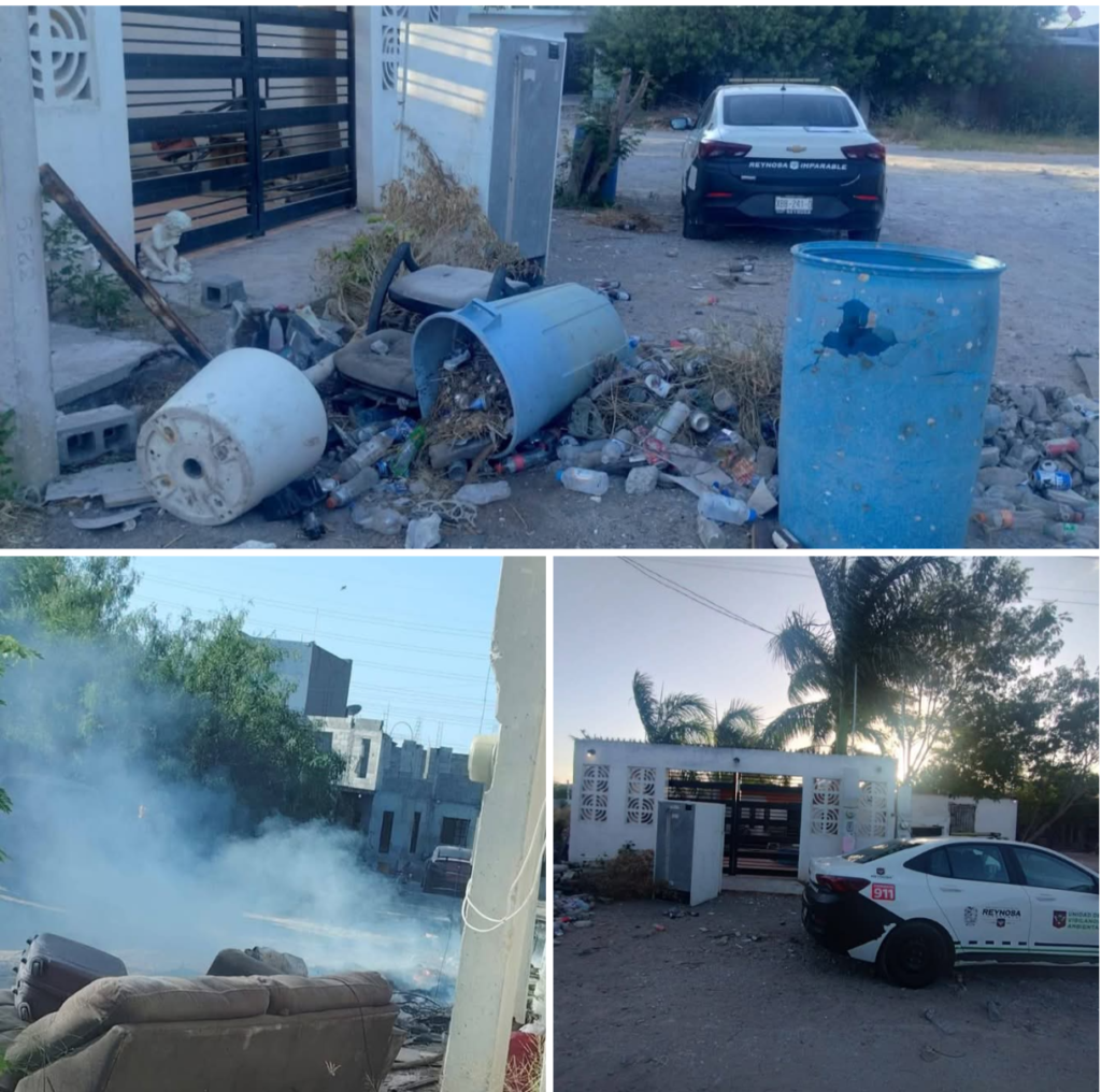 Atendió Patrulla Ambiental reporte por quema de basura en la vía pública