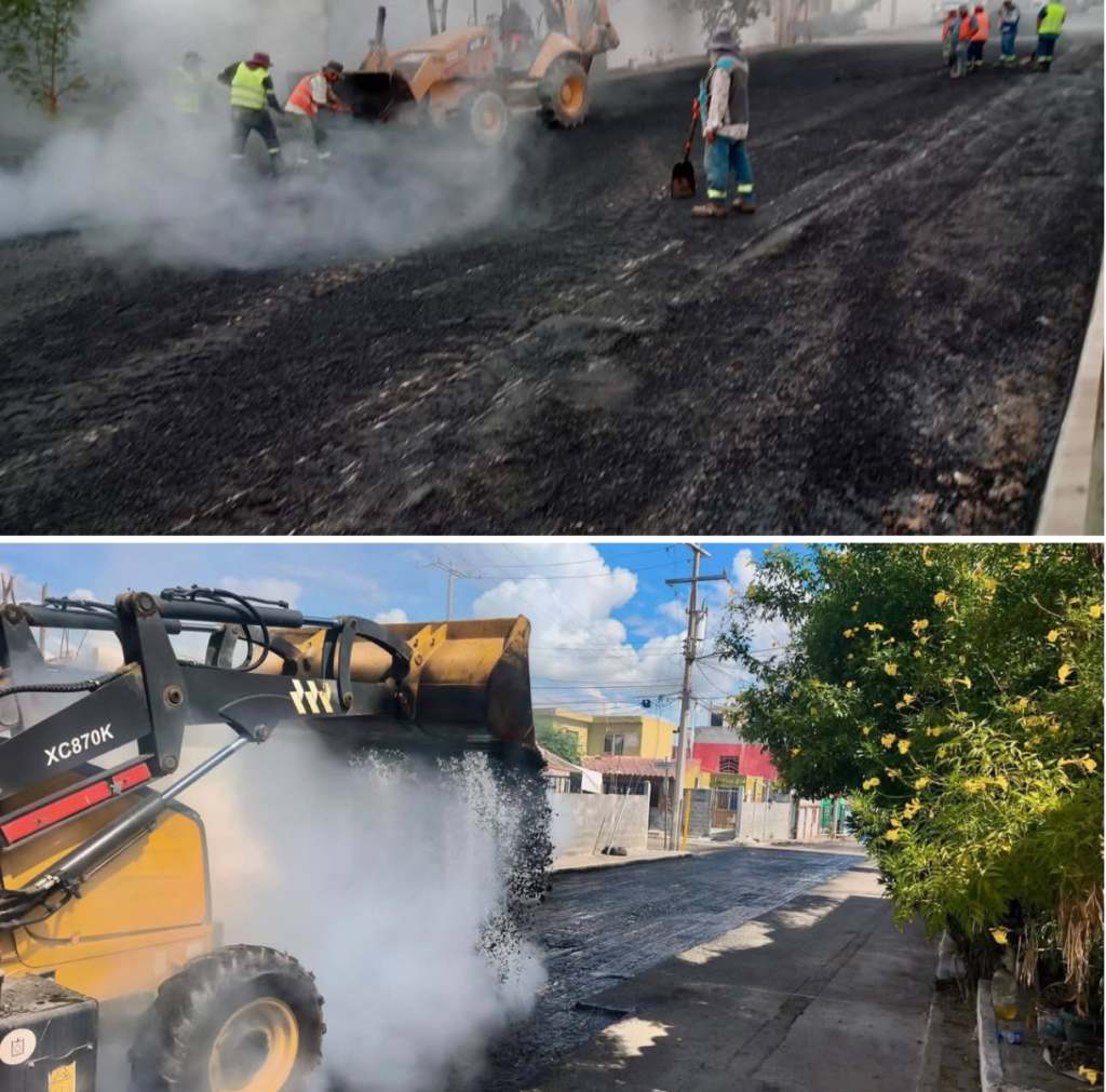 Rehabilita Gobierno de Carlos Peña Ortiz vialidades en distintos sectores de Reynosa