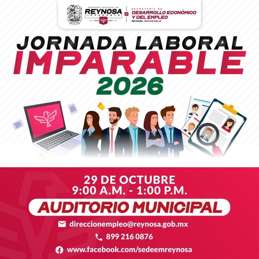 Impulsa Carlos Peña Ortiz empleo para todos con Jornada Laboral Imparable 2026