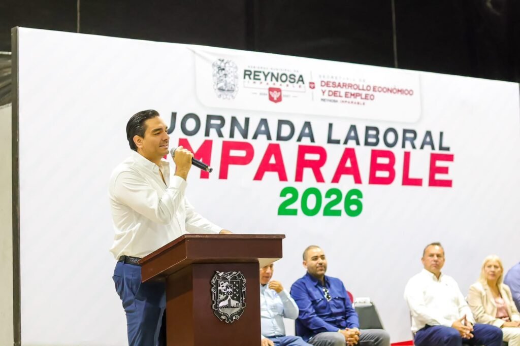 Inauguró Carlos Peña Ortiz Jornada Laboral Imparable Reynosa 2026
