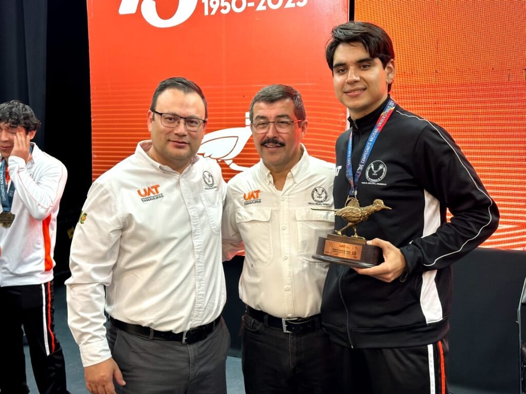Alumno de la UAT conquista oro en Nacional de Taekwondo