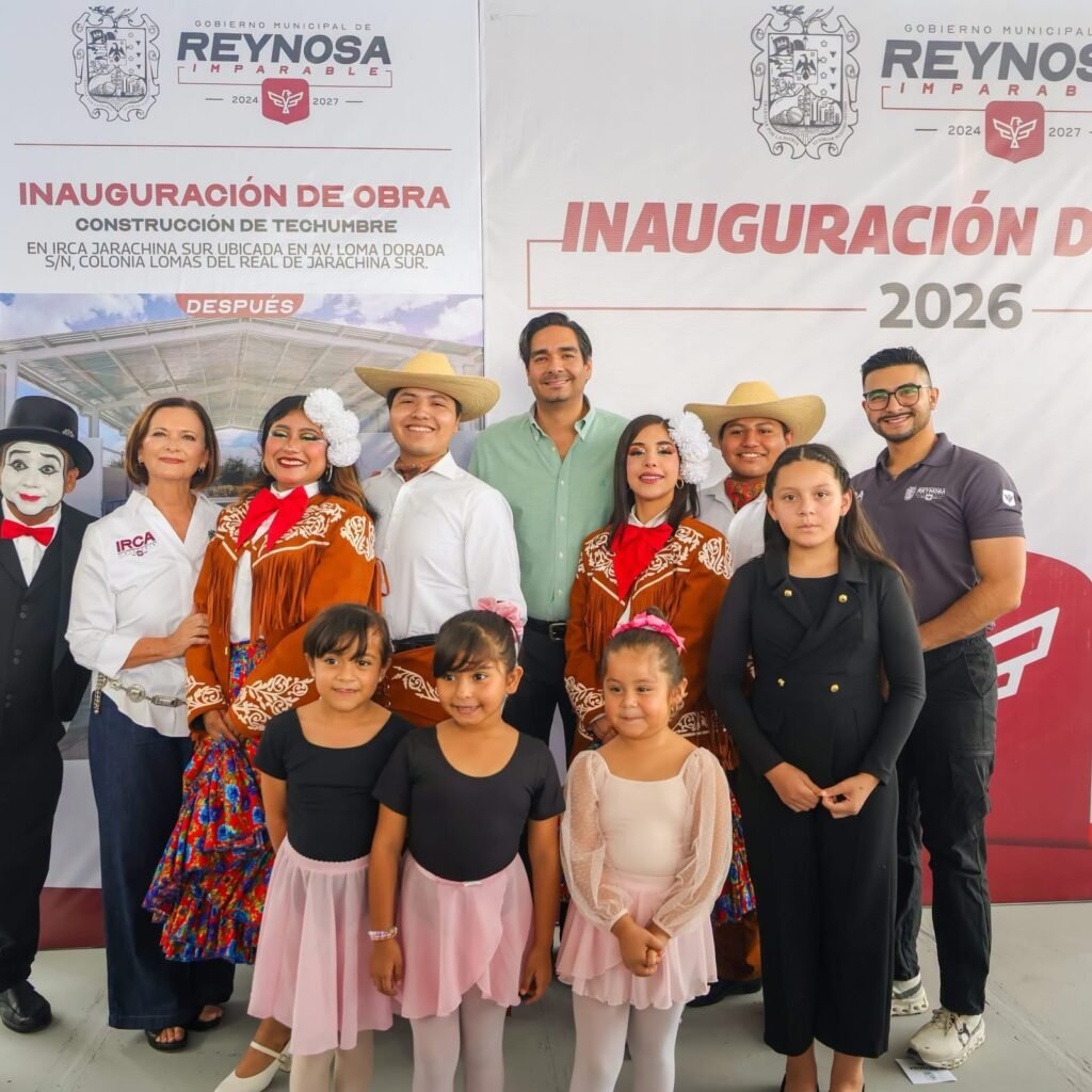 Inauguró Carlos Peña Ortiz techumbre en escuela secundaria 15 de Puerta Grande y anunció nuevo CBTIS