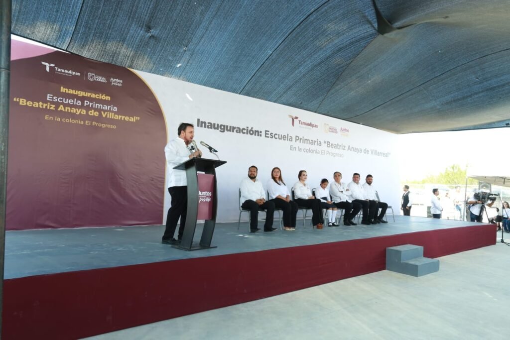 Inauguración de nueva primaria en Nuevo Laredo fortalece educación humanista: Américo