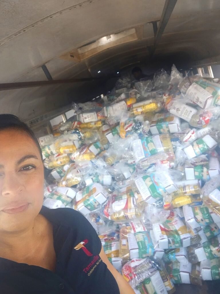 Entregan cuarta ronda de “Alimentando tu Bienestar” en colonias de Reynosa
