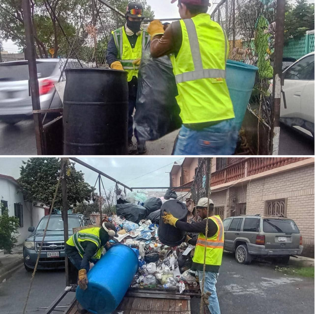 Exhorta Servicios Públicos de Reynosa a no tirar basura en la calle para evitar inundaciones