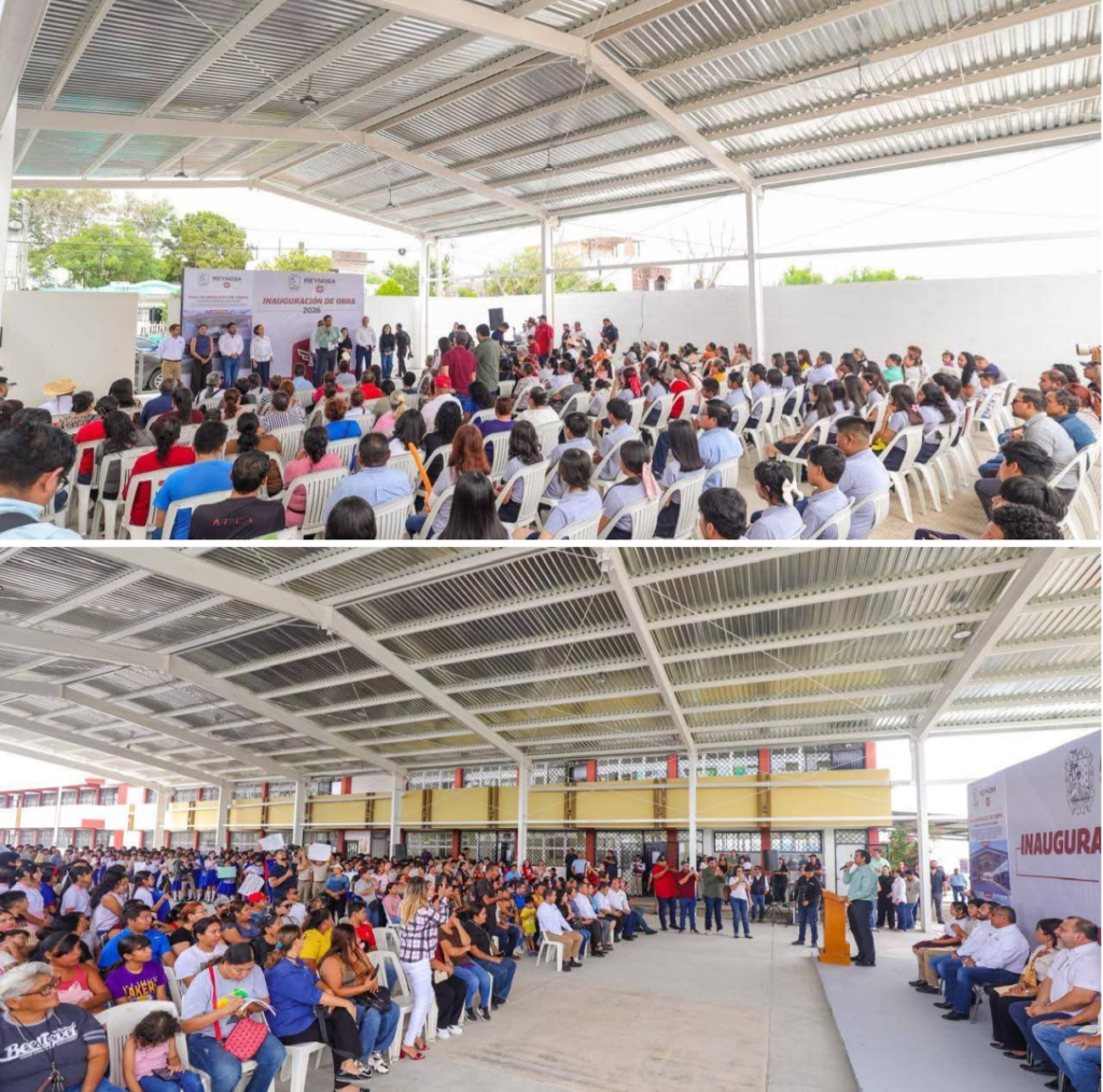 !El Alcalde si cumple! Reconocen alumnos de la Secundaria 15 a Carlos Peña Ortiz por techumbre