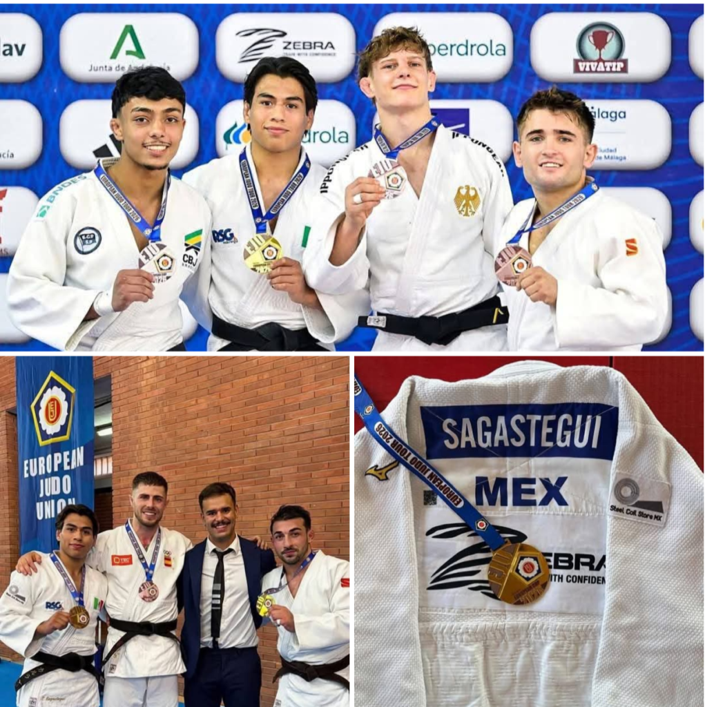 Eduardo Sagastegui se corona en Málaga y suma otro título en judo europeo
