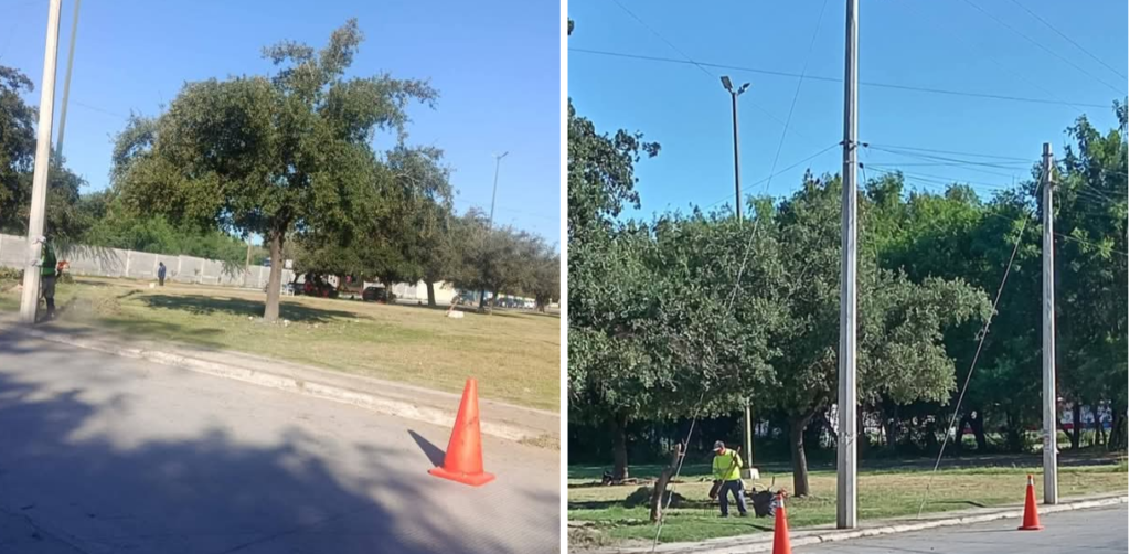 Limpia Servicios Públicos de Reynosa plaza en Jarachina Norte