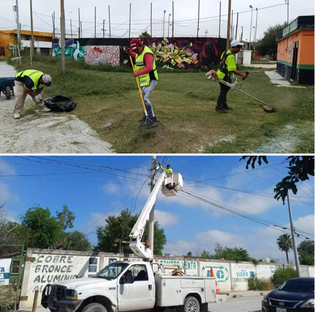 Desarrolla Servicios Públicos trabajo permanente en distintos sectores de Reynosa
