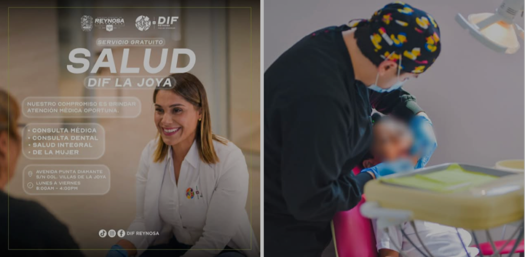 Ofrece DIF-Reynosa atención médica gratuita en DIF La Joya